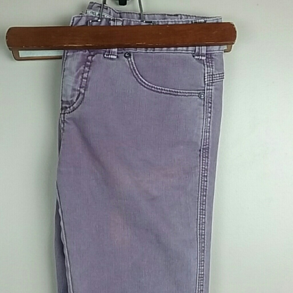 Free People skinny jeans raw hem 25 - Picture 5 of 9